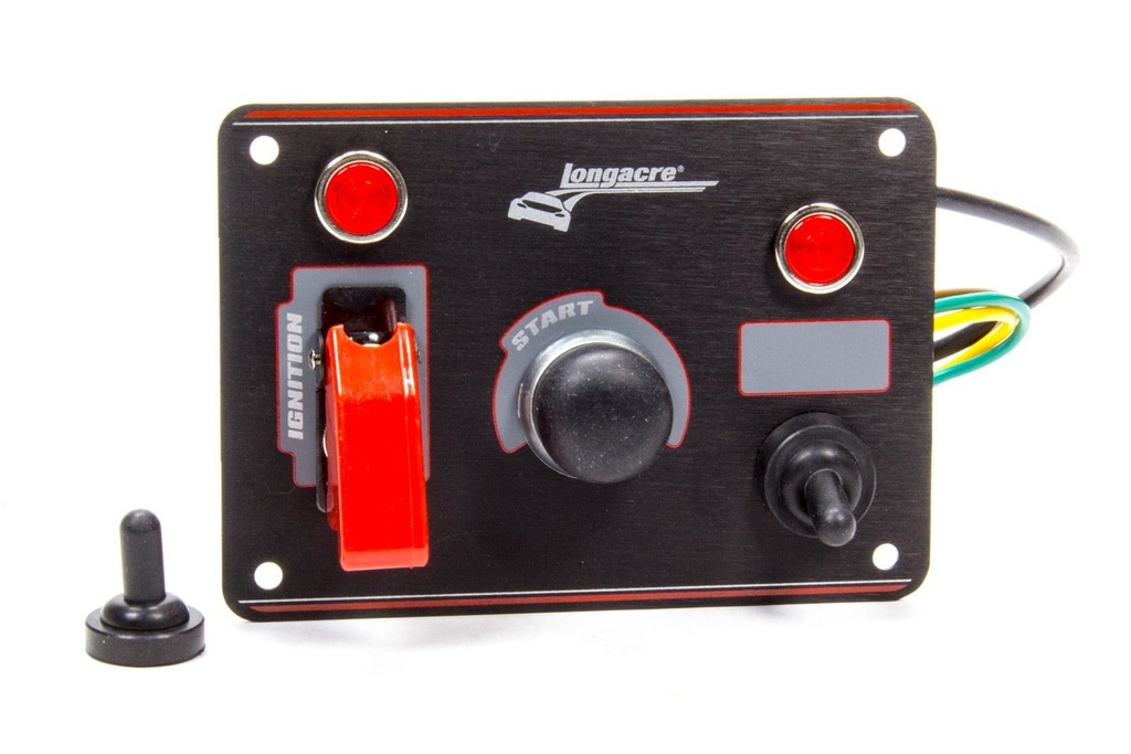 Longacre - Ignition Panel Black w/ 1 Acc. and Pilot Light