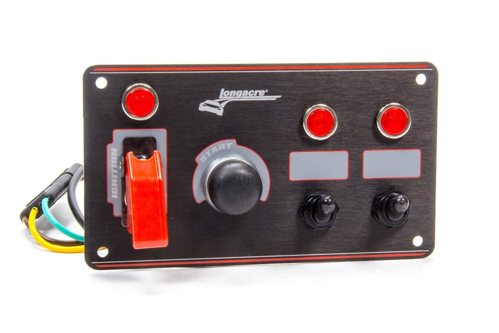 Longacre - Ignition Panel Black W/2 Acc. And Pilot Light