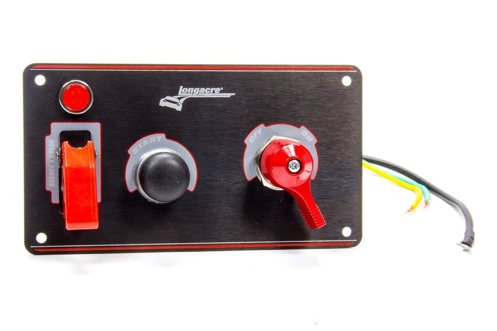 Longacre - Ignition Panel Black With Batt Disconnect