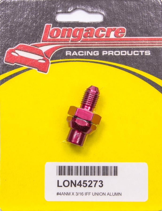 Longacre - Brake Fitting #4-3/16in Bulkhead