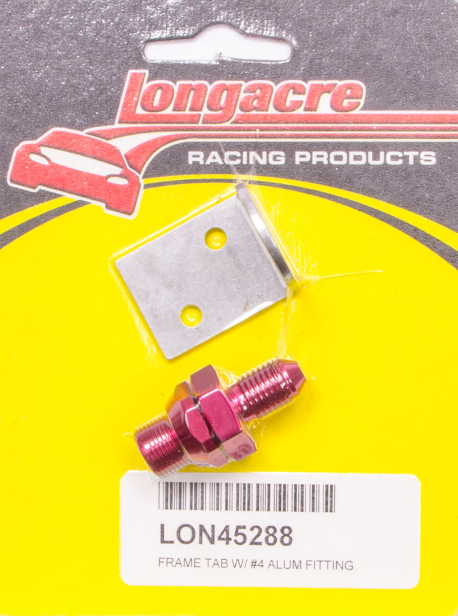 Longacre - Brake Fitting w/Tab #4-3/16in Bulkhead