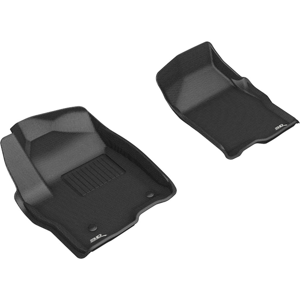3D Maxpider - GMC Sierra 1500Crew 19- Kagu Floor Liner 1st Row
