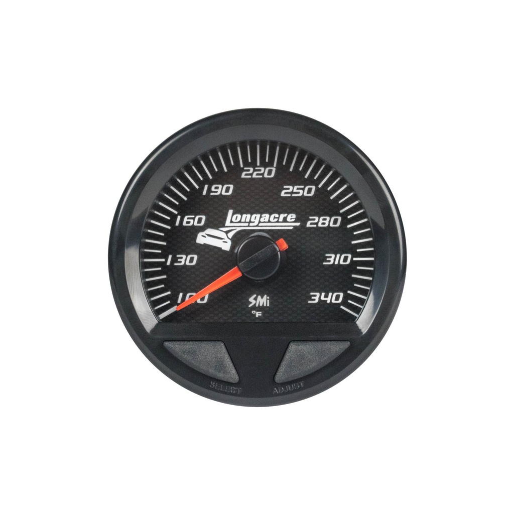 Longacre - Waterproof SMI Oil Temp Gauge 100-340f