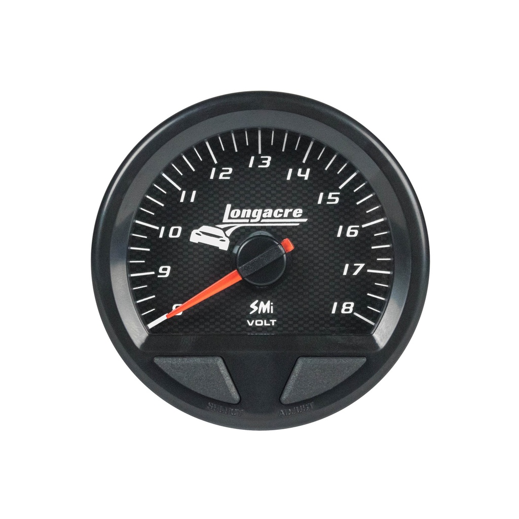 Longacre - Waterproof SMI Volt Gauge 8-18v