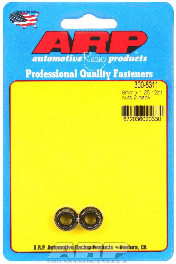 [ARP300-8311] ARP - 8mm X 1.25 12pt. Nuts (2)