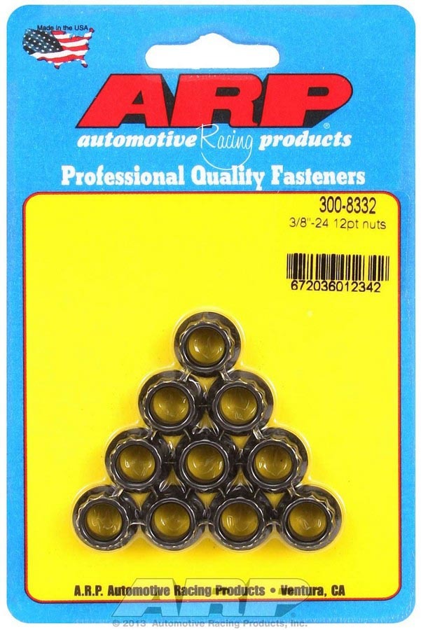 [ARP300-8332] ARP - 3/8-24 12pt. Nuts (10)