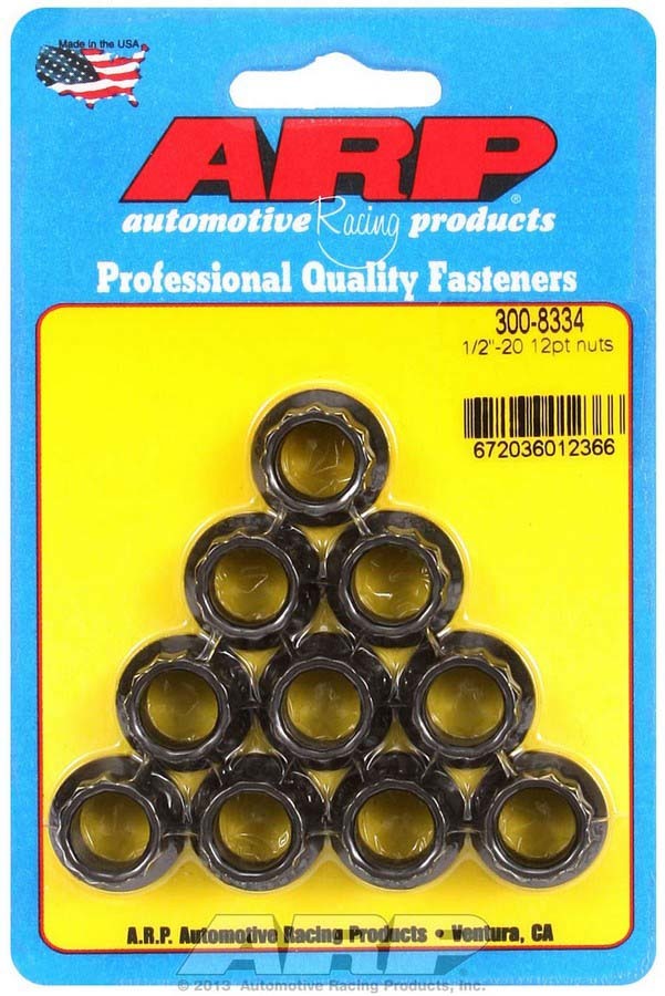 [ARP300-8334] ARP - 1/2-20 12pt. Nuts (10)