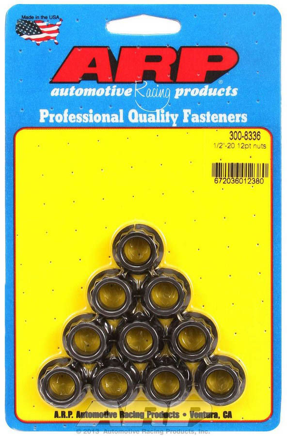 [ARP300-8336] ARP - 1/2-20 12pt. Nuts (10)