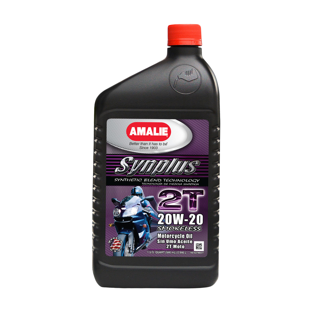 Amalie - Synplus Blend 2T Motor Cycle Oil Case 12 x 1qt