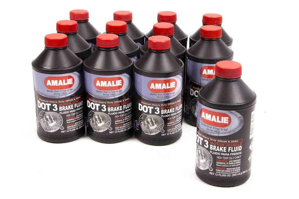 Amalie - Dot 3 Brake Fluid Case 12x12 Oz