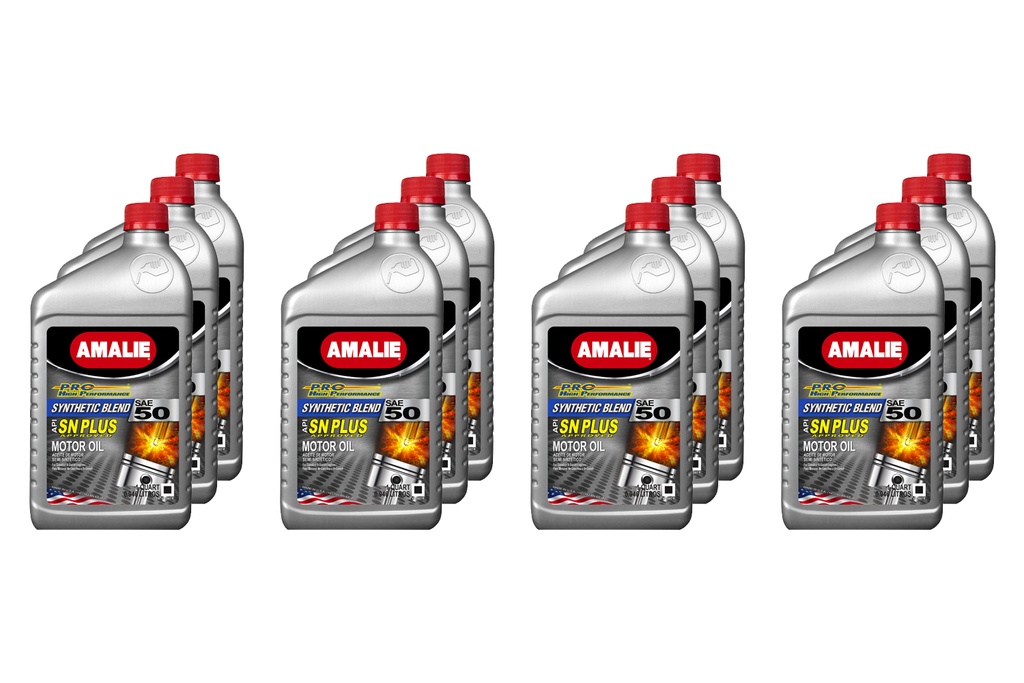 Amalie - PRO High Perf Syn Blend Oil 50W Case 12 x 1Qt