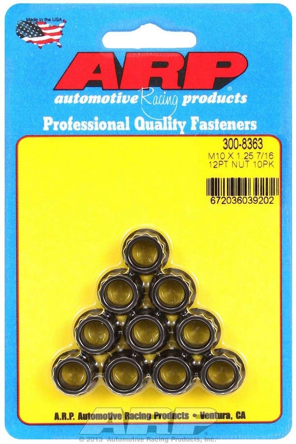 [ARP300-8363] ARP - 10Mm X 1.25 12Pt. Nuts (10)