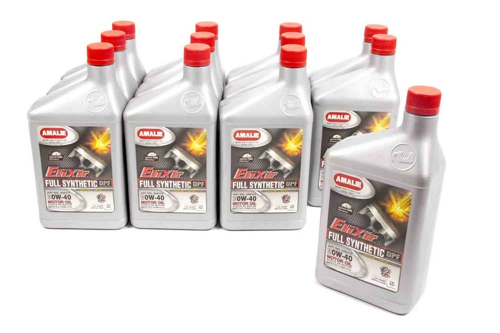 Amalie - Elixir Full Syn 0w40 Oil Case 12x1Qt