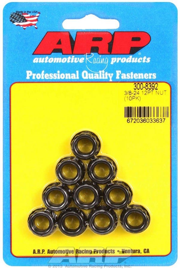 [ARP300-8392] ARP - 3/8-24 12pt. Nuts (10)