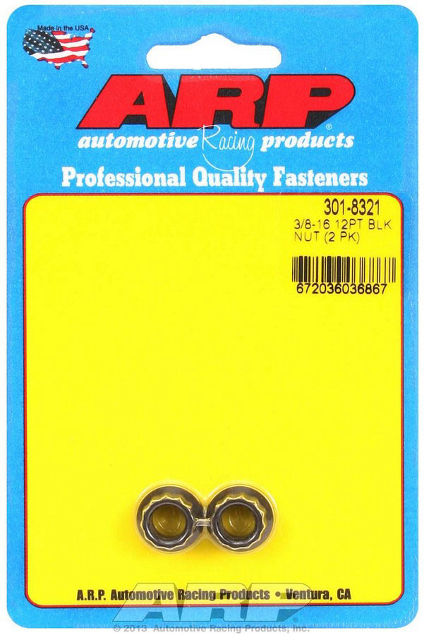 [ARP301-8321] ARP - 3/8-16 12pt Nut Kit 2pk