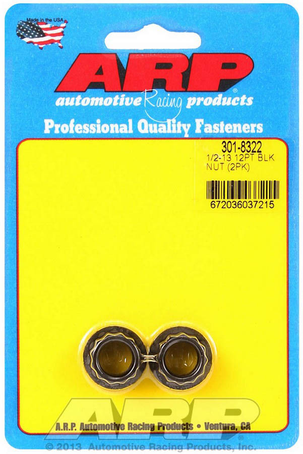 [ARP301-8322] ARP - 1/2-13 12pt Nut Kit 2pk