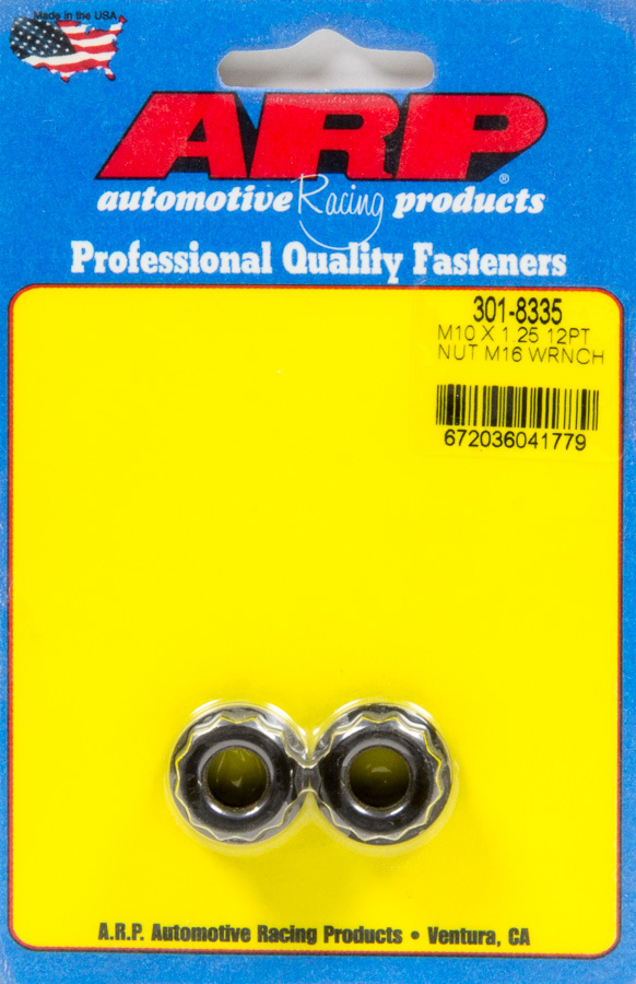 [ARP301-8335] ARP - 10Mm X 1.25 12Pt Nuts (2Pk)
