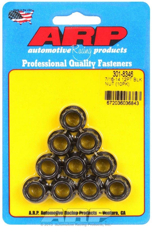 [ARP301-8346] ARP - 7/16-14 12pt. Nuts (10)