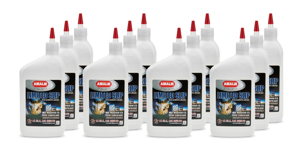 Amalie - Limited Slip MP GL-5 80W-90 Gear Oil Case 12x1Qt