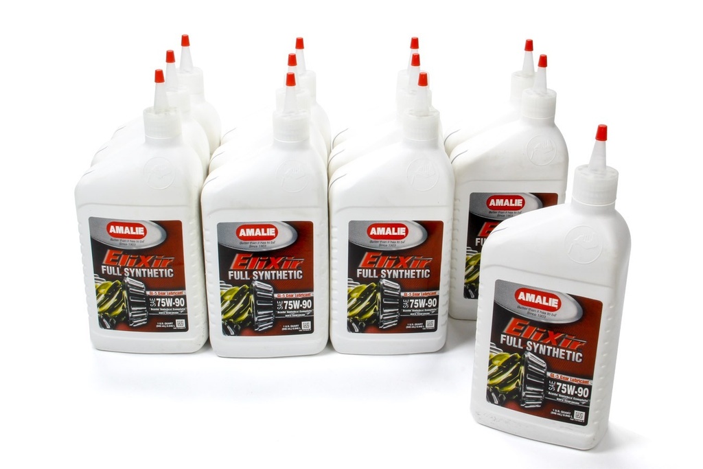 Amalie - Elixir Full Syn GL-5 75w 90 Gear Oil Case 12x1Qt