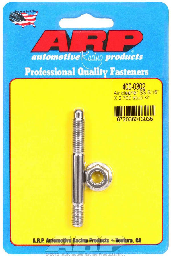[ARP400-0302] Arp - Air Cleaner Stud Kit - 5/16 X 2.700 S/S