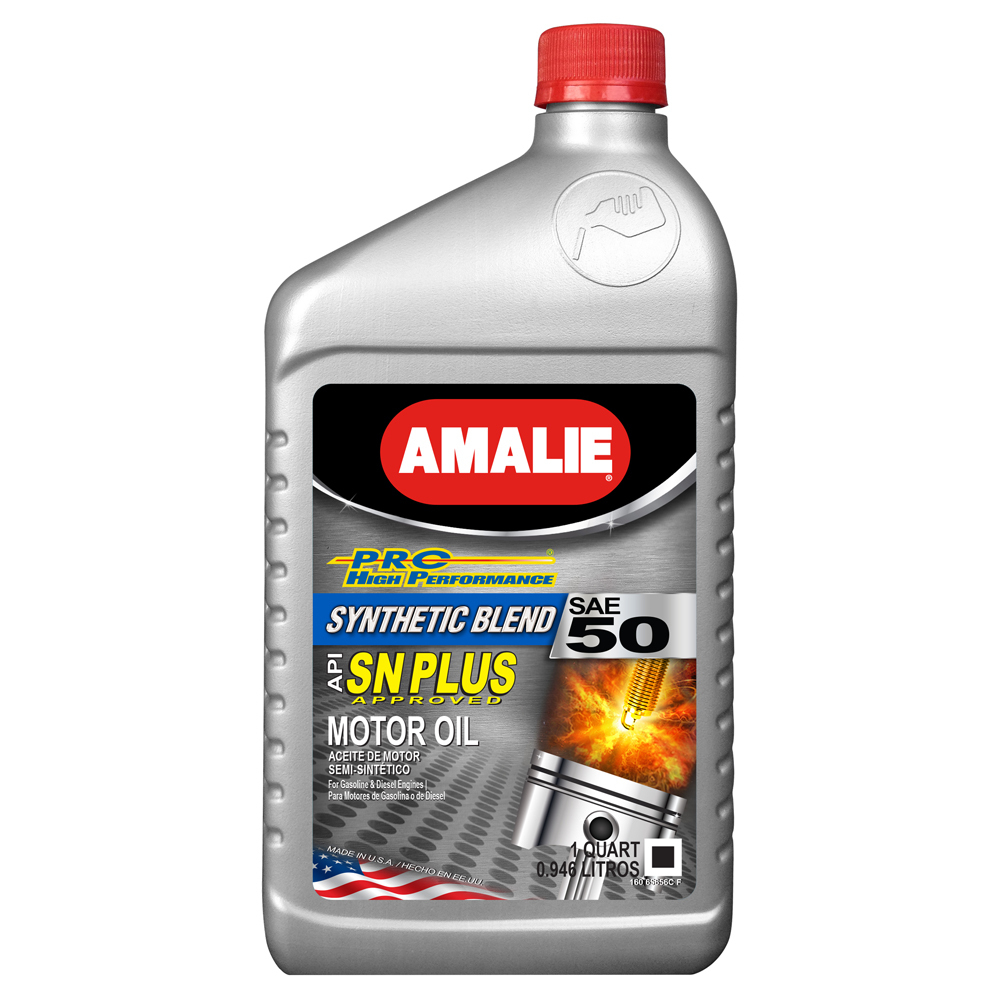 Amalie - Pro High Perf Syn Blend Oil 50W Case 1Qt
