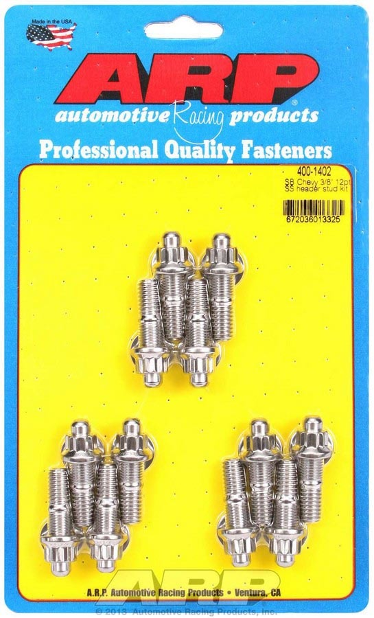 [ARP400-1402] ARP - S/S Header Stud Kit - 3/8in x 1.670in OAL (12)