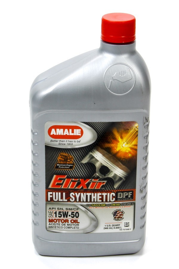 Amalie - Elixir Full Synthetic 15w50 Oil 1Qt