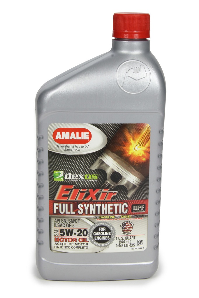Amalie - Elixir Full Synthetic 5w20 Dexos1 1 Qt