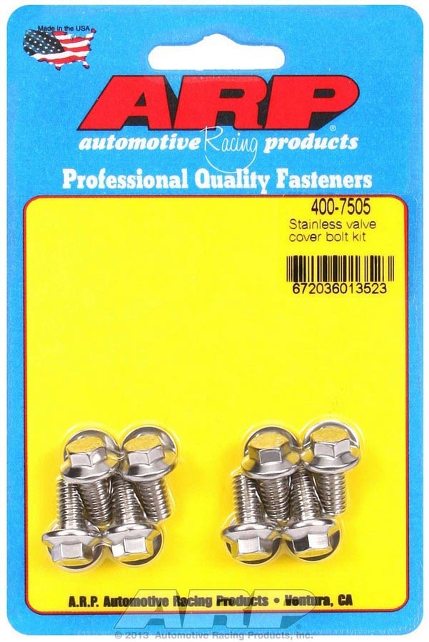 [ARP400-7505] ARP - S/S Valve Cover Bolt Kit 1/4in-20 6pt. (8)