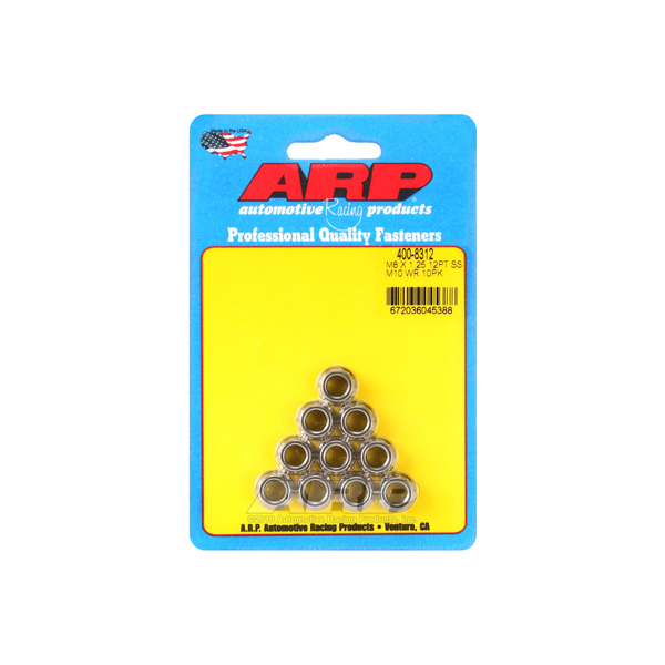 ARP - 12pt SS Nut 8mm x 1.25 10pk