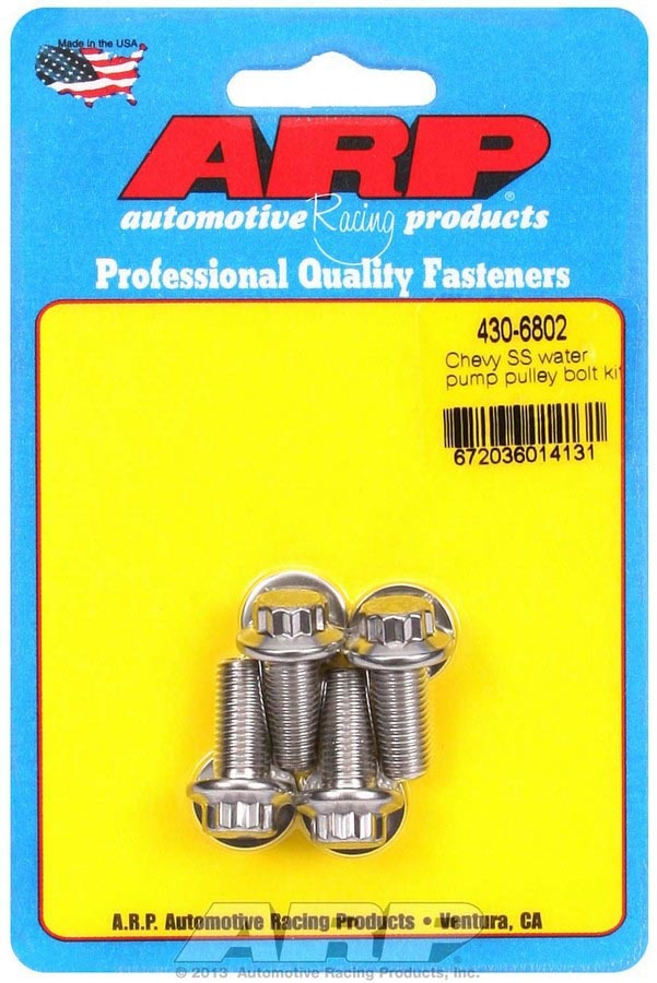 [ARP430-6802] Arp - Chevy S/S W/P Pulley Bolt Kit