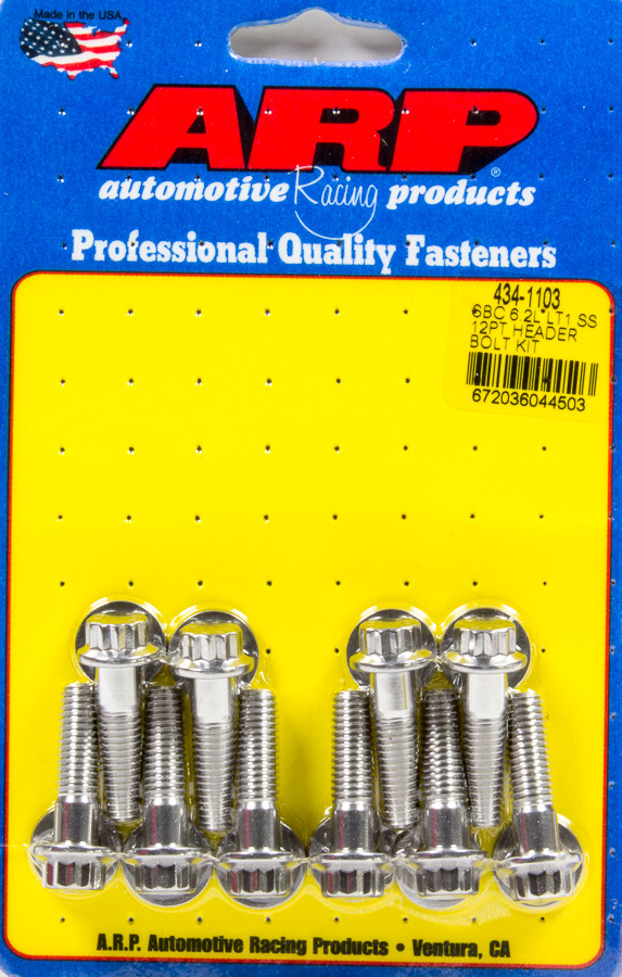 [ARP434-1103] ARP - Header Bolt Kit - GM LT1 6.2L 12pt S/S