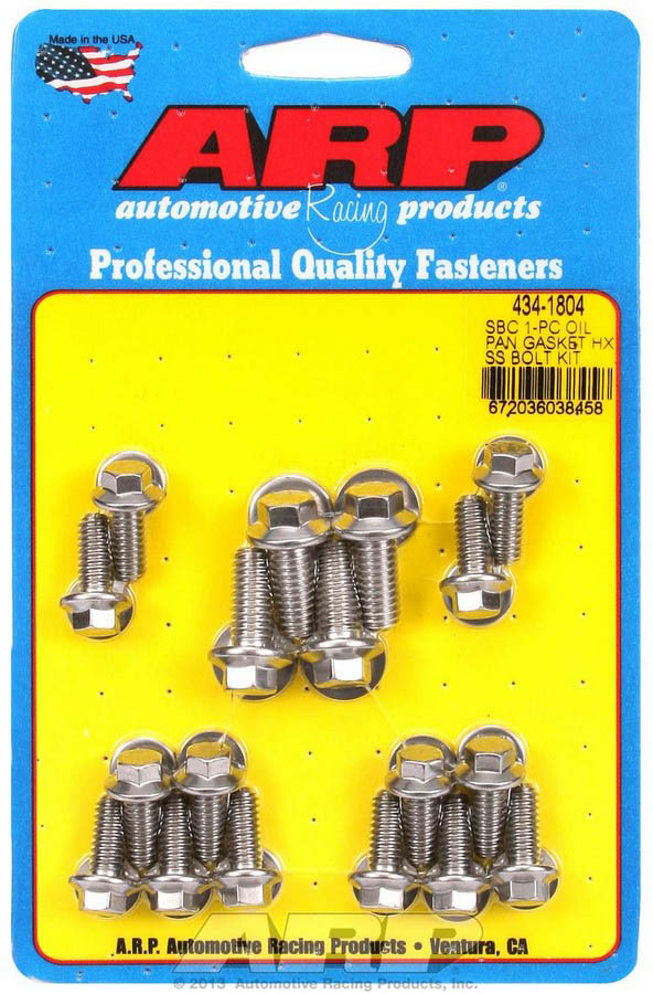 [ARP434-1804] ARP - SBC S/S Oil Pan Bolt Kit