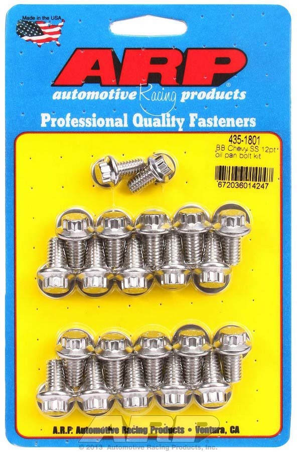 [ARP435-1801] ARP - BBC S/S Oil Pan Bolt Kit 12pt.