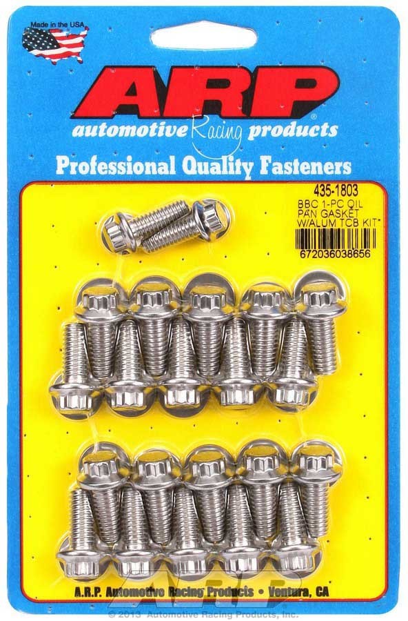 [ARP435-1803] ARP - BBC S/S Oil Pan Bolt Kit 12pt
