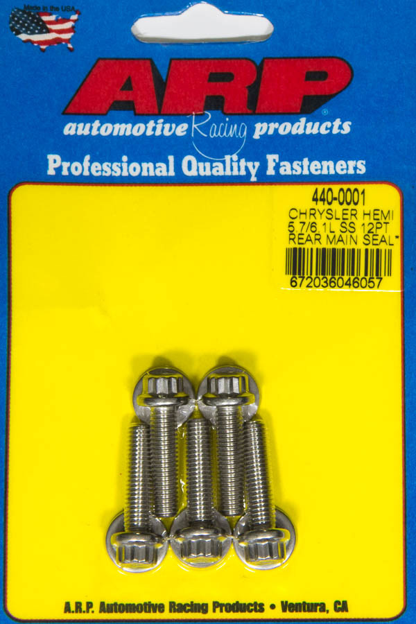 [ARP440-0001] ARP - Rear Motor Cover Bolt Kit Mopar 5.7/6.1L Hemi