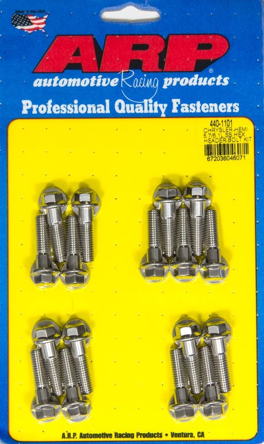 [ARP440-1101] ARP - Header Bolt Kit 6pt Mopar 5.7/6.1L Hemi