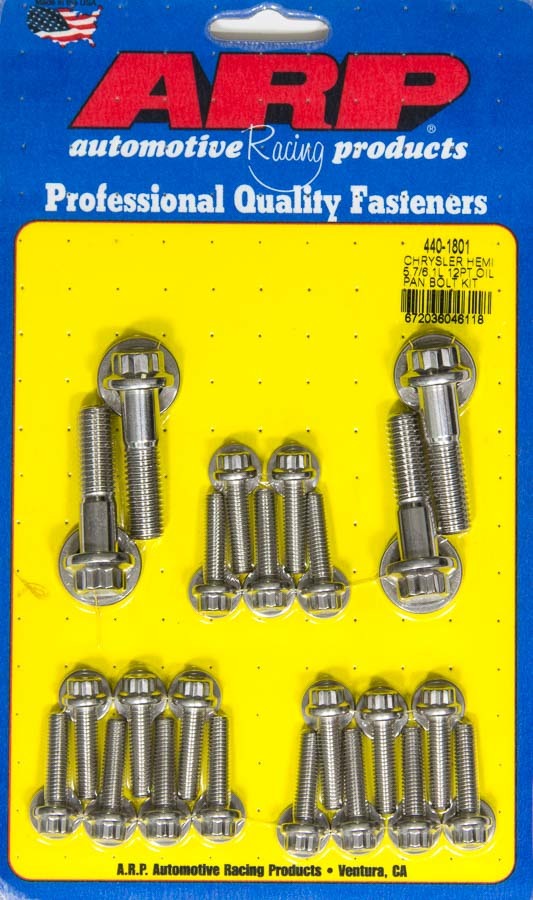 [ARP440-1801] ARP - Oil Pan 12pt Bolt Kit Mopar 5.7L/6.1L Hemi