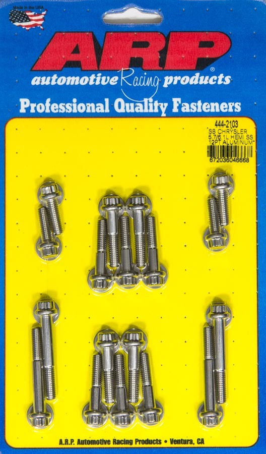 [ARP444-2103] Arp - Intake Manifold Bot Kit 12pt Mopar 5.7/6.1L Hemi