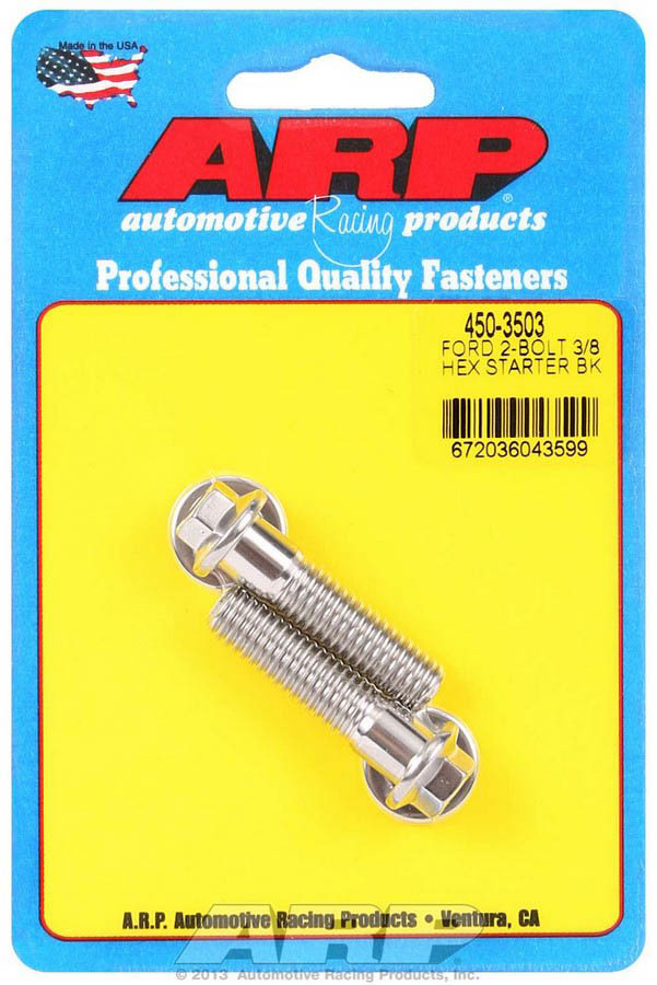 [ARP450-3503] ARP - Starter Bolt Kit SS Hex Ford