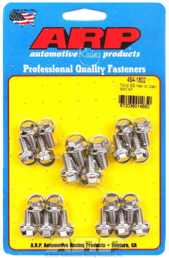 [ARP454-1802] Arp - Ford S/S Oil Pan Bolt Kit 6pt.