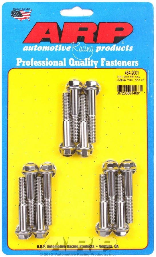 [ARP454-2001] Arp - Sbf S/S Intake Bolt Kit 6pt