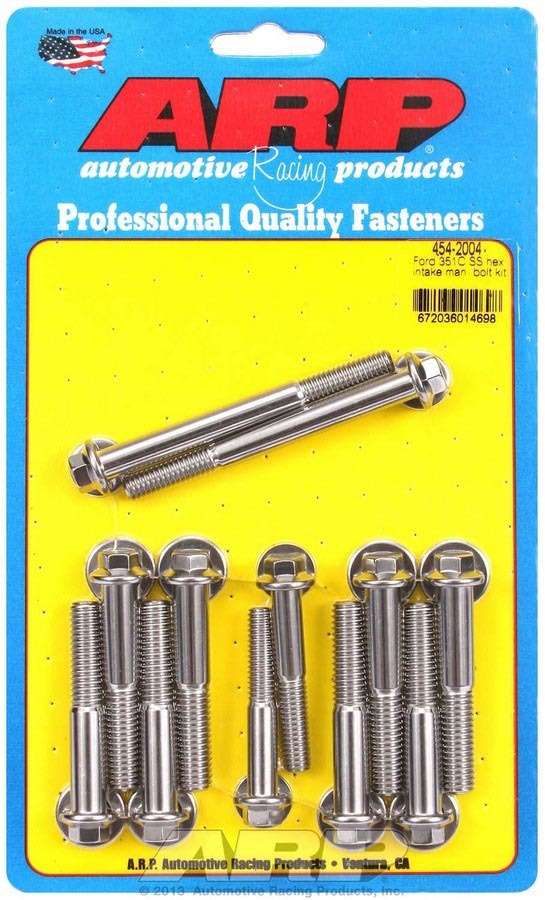 [ARP454-2004] Arp - Ford S/S Intake Bolt Kit 6pt.