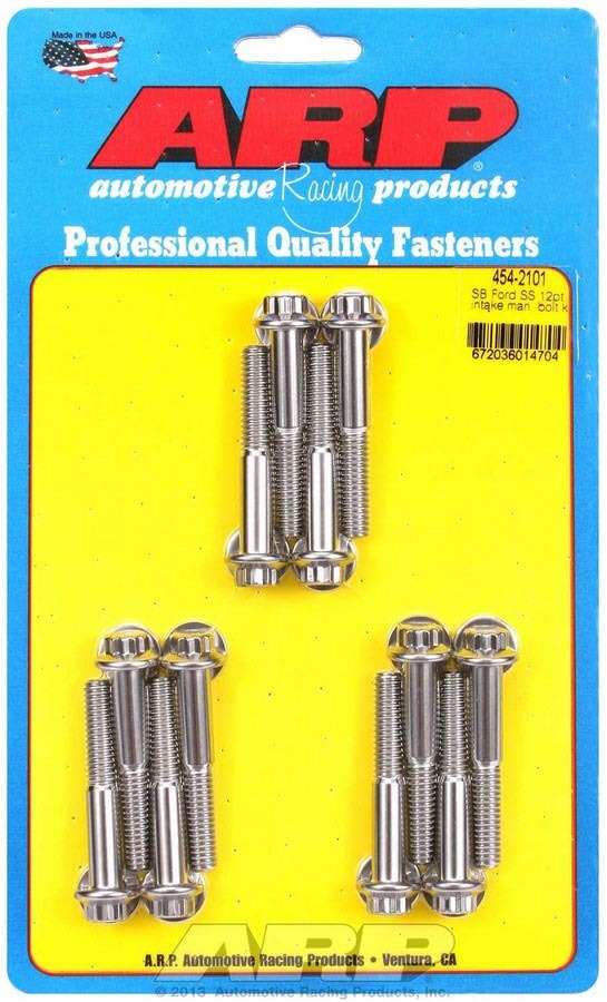 [ARP454-2101] Arp - Sbf S/S Intake Bolt Kit 12Pt.