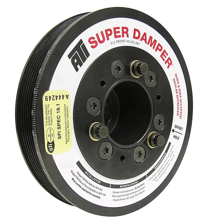 Ati Performance - Mopar 6.75 Super Damper 6.1L Hemi 6-Rib