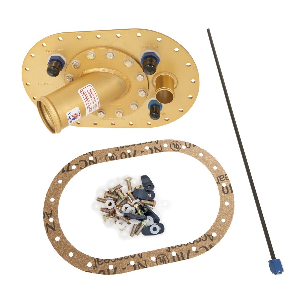 [ATLPT-BG-040] ATL Fuel Cells - 2-1/4 O.D. Fill w/ Flapper Valve Assy. 1-1/2 Ve