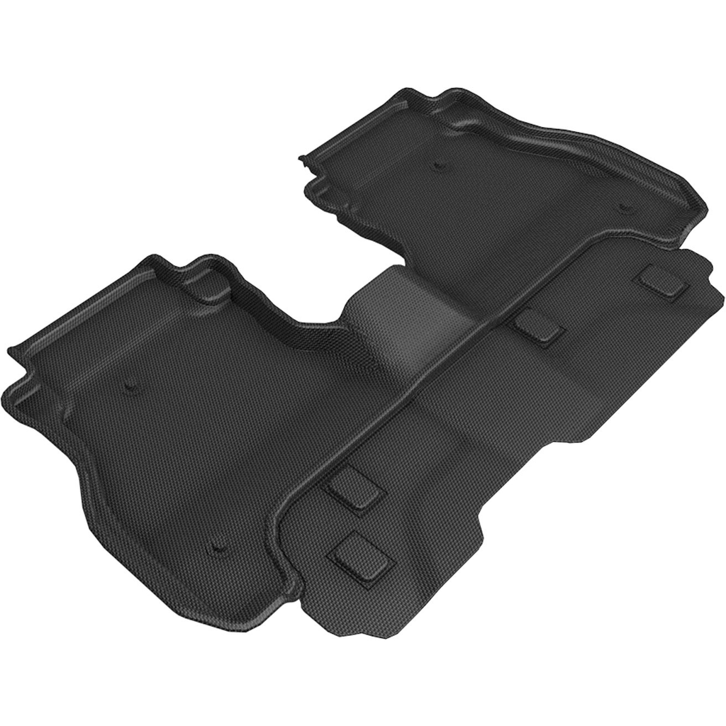 3D Maxpider - Jeep Gladiator 20- Kagu Floor Liners 2nd Row Blk
