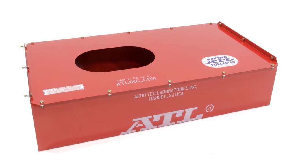 [ATLMC617] Atl Fuel Cells - 17 Gal Steel Can Red 34 X 18 X 8 Late Model