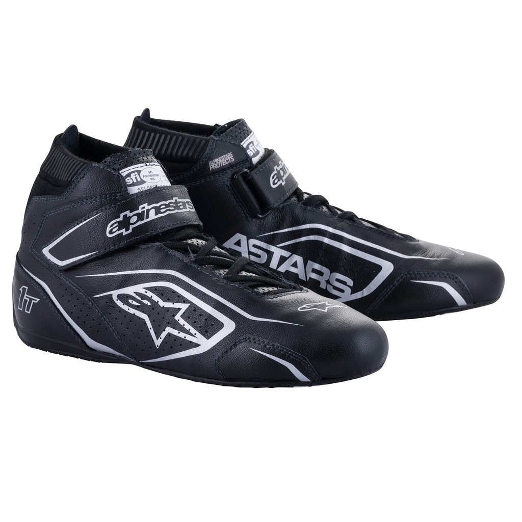 Alpinestars Usa - Shoe Tech-1T V3 Black / Silver Size 9.5